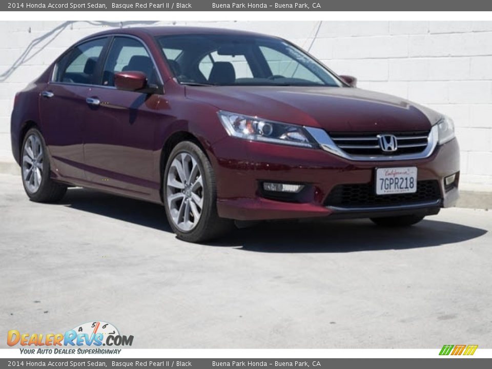 2014 Honda Accord Sport Sedan Basque Red Pearl II / Black Photo #1