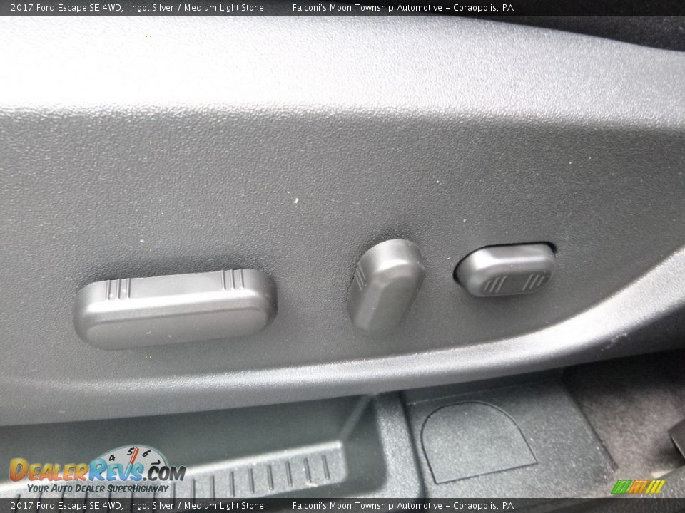 2017 Ford Escape SE 4WD Ingot Silver / Medium Light Stone Photo #12