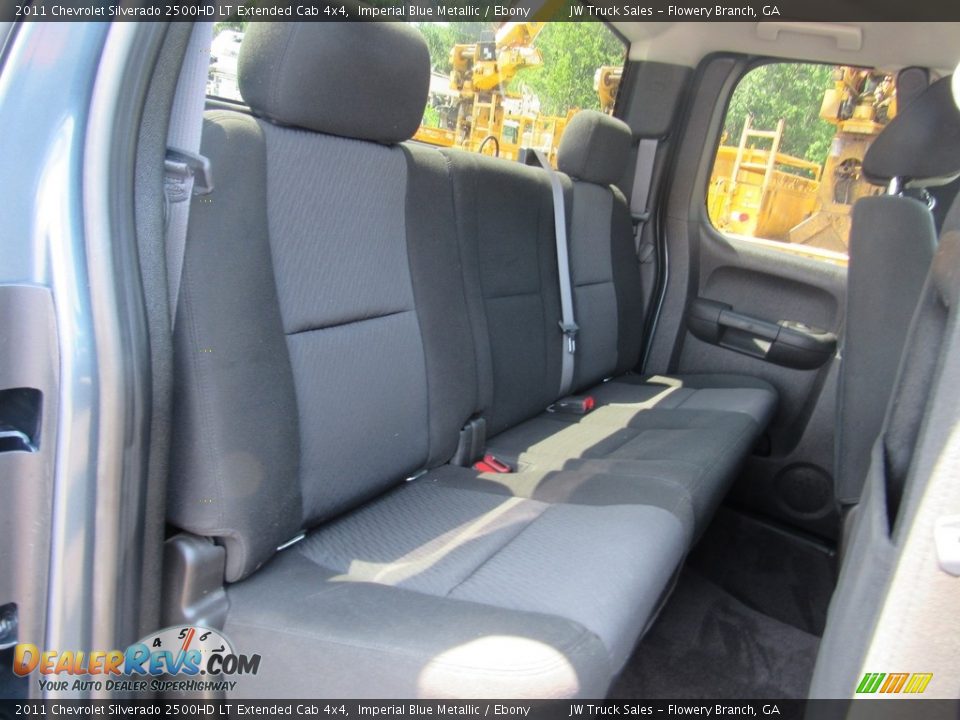 2011 Chevrolet Silverado 2500HD LT Extended Cab 4x4 Imperial Blue Metallic / Ebony Photo #16
