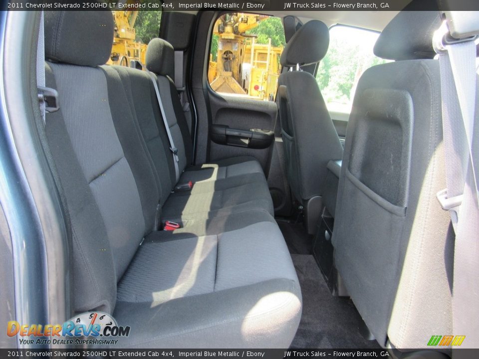 2011 Chevrolet Silverado 2500HD LT Extended Cab 4x4 Imperial Blue Metallic / Ebony Photo #17