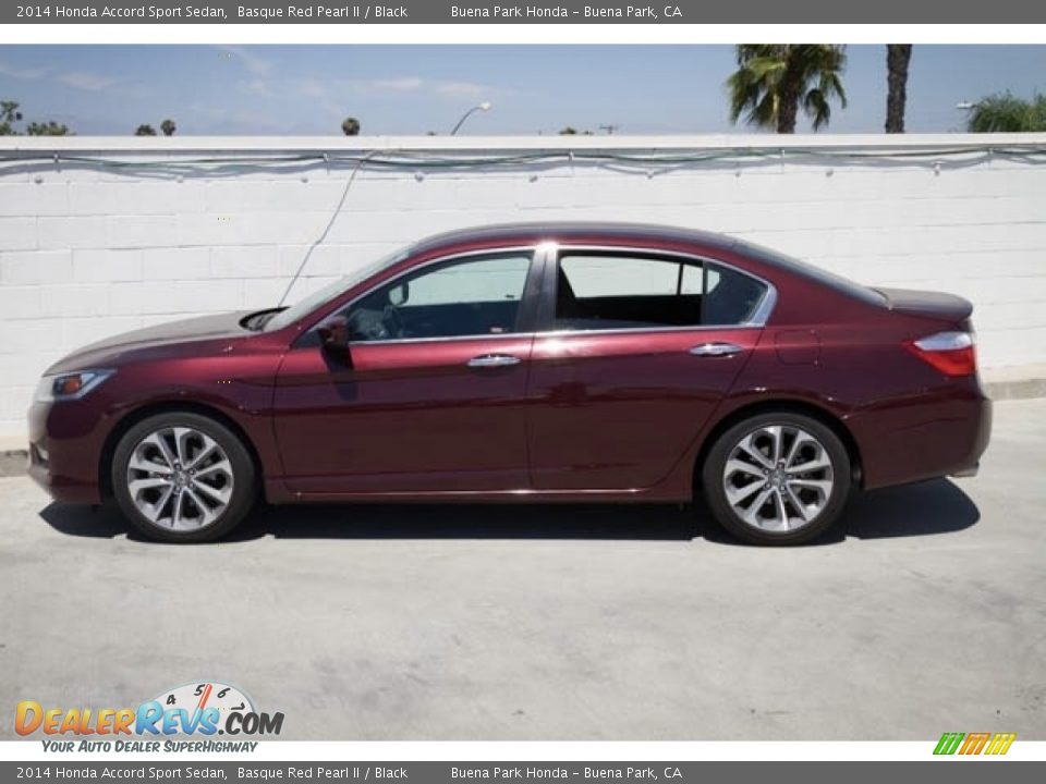 2014 Honda Accord Sport Sedan Basque Red Pearl II / Black Photo #8