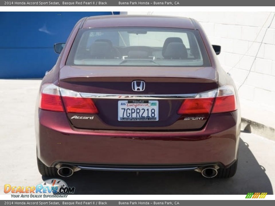 2014 Honda Accord Sport Sedan Basque Red Pearl II / Black Photo #9