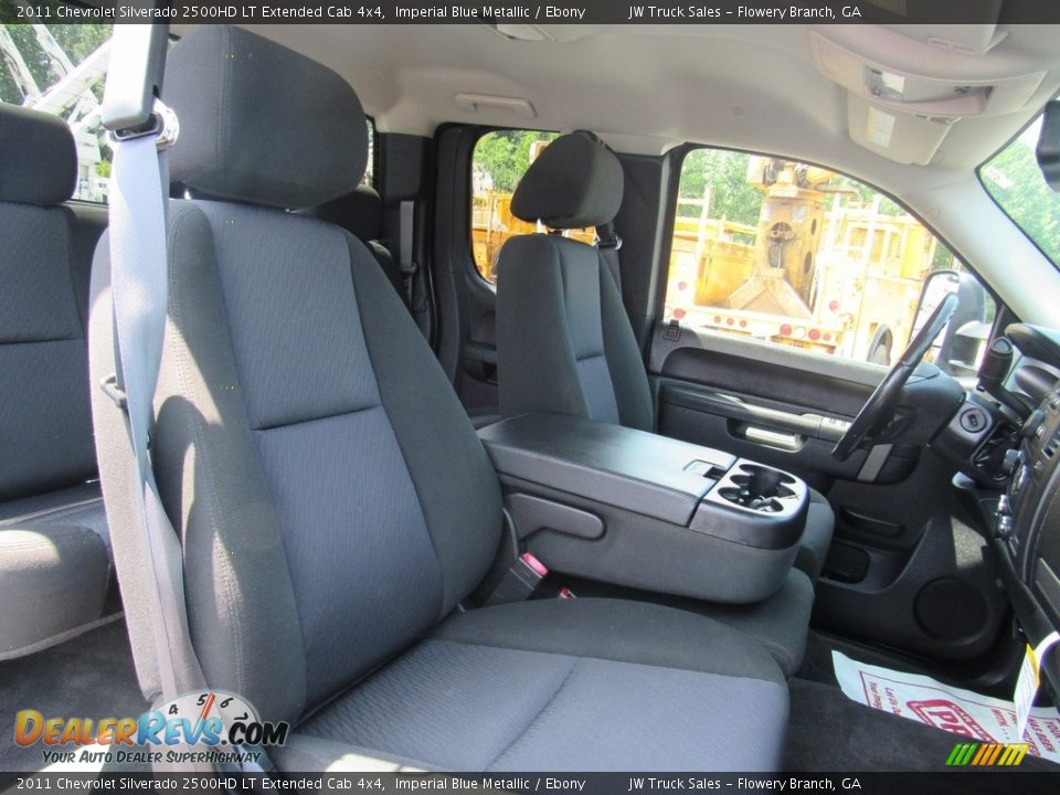 2011 Chevrolet Silverado 2500HD LT Extended Cab 4x4 Imperial Blue Metallic / Ebony Photo #20