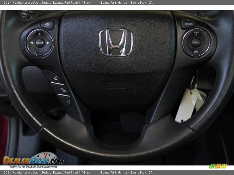 2014 Honda Accord Sport Sedan Basque Red Pearl II / Black Photo #11