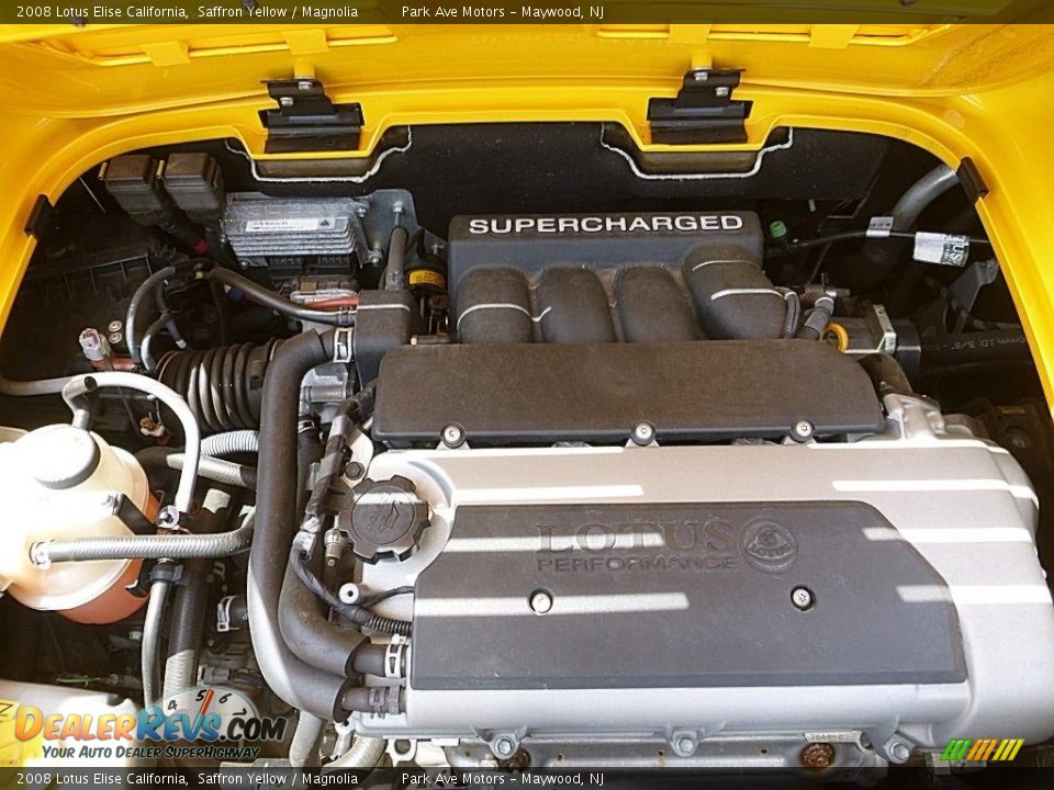 2008 Lotus Elise California 1.8 Liter Supercharged DOHC 16-Valve VVT 4 Cylinder Engine Photo #24