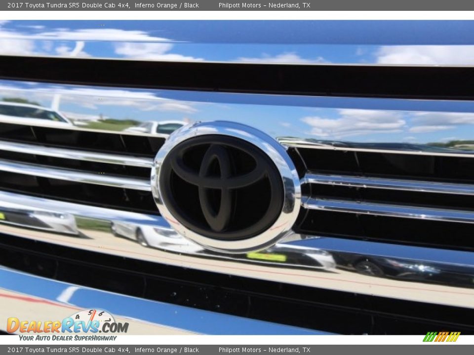 2017 Toyota Tundra SR5 Double Cab 4x4 Inferno Orange / Black Photo #4