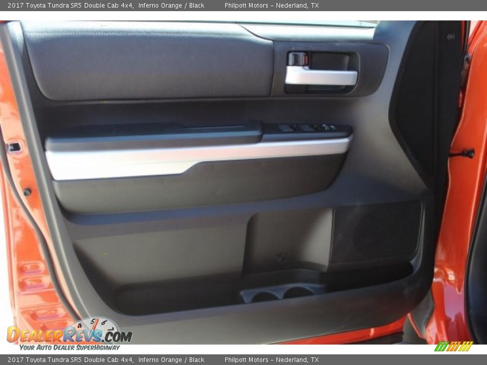 2017 Toyota Tundra SR5 Double Cab 4x4 Inferno Orange / Black Photo #11