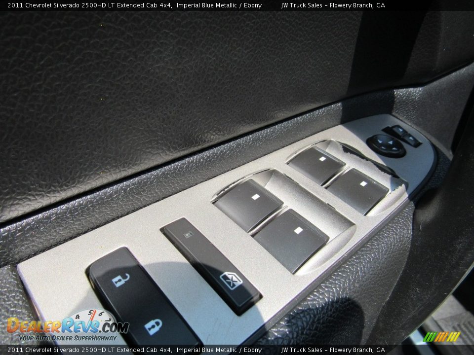 2011 Chevrolet Silverado 2500HD LT Extended Cab 4x4 Imperial Blue Metallic / Ebony Photo #32