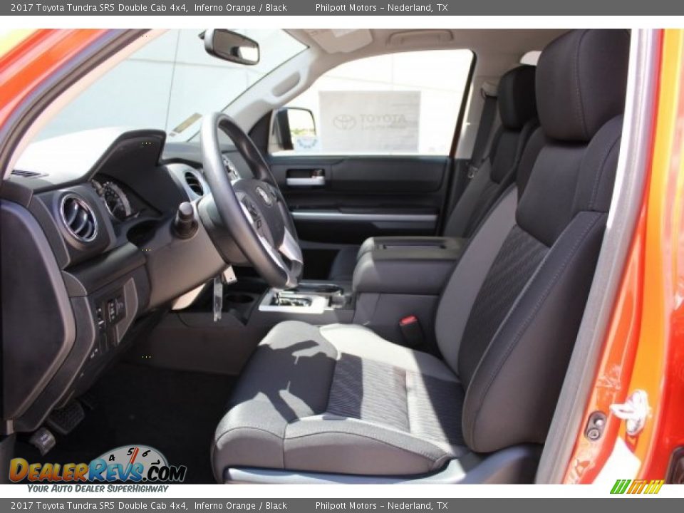 2017 Toyota Tundra SR5 Double Cab 4x4 Inferno Orange / Black Photo #13