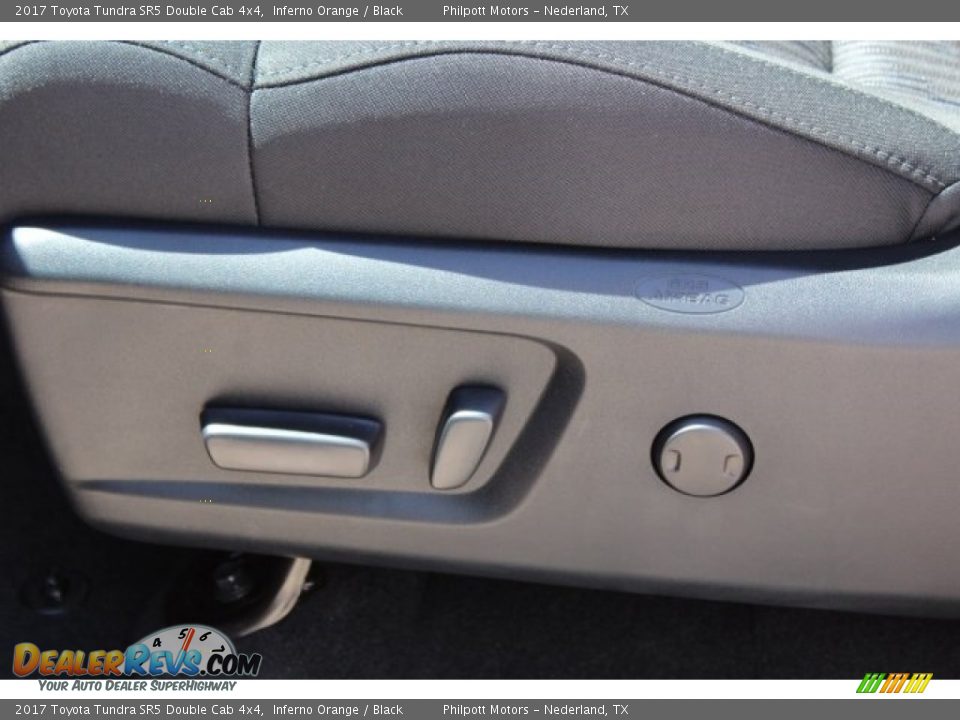 2017 Toyota Tundra SR5 Double Cab 4x4 Inferno Orange / Black Photo #14