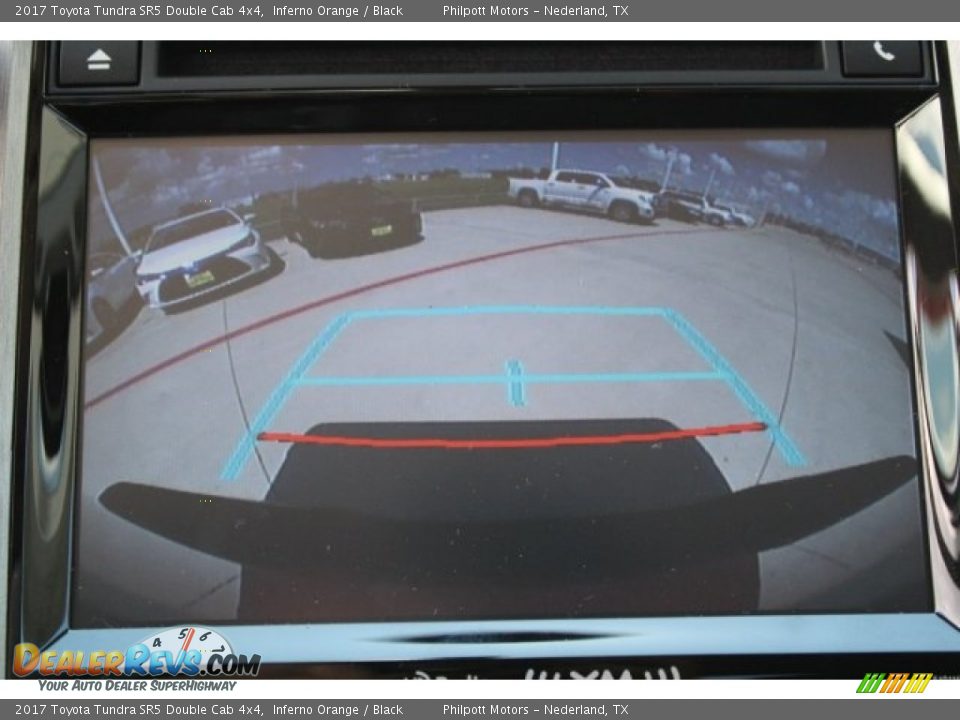 2017 Toyota Tundra SR5 Double Cab 4x4 Inferno Orange / Black Photo #15
