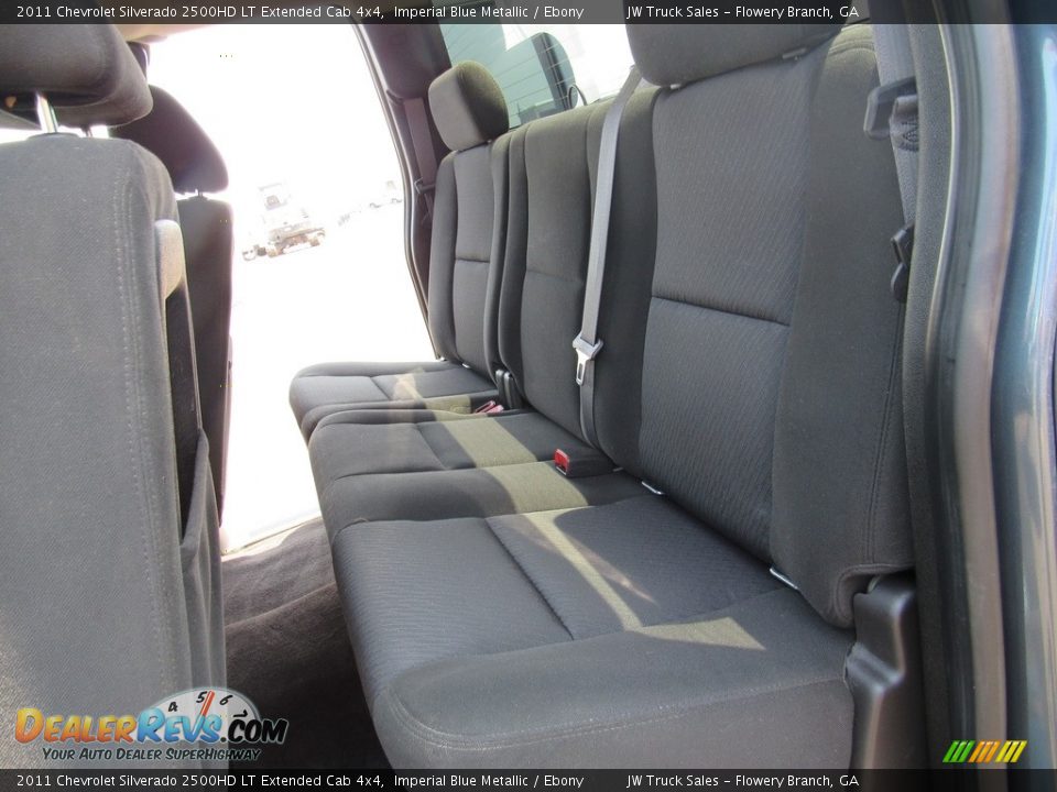 2011 Chevrolet Silverado 2500HD LT Extended Cab 4x4 Imperial Blue Metallic / Ebony Photo #36