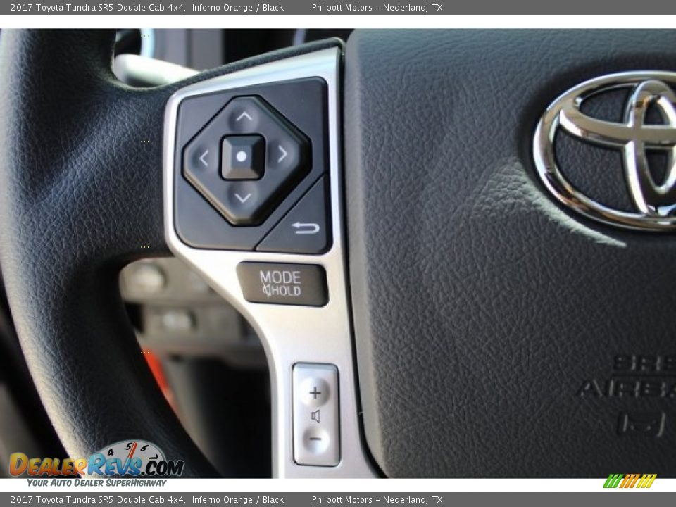 2017 Toyota Tundra SR5 Double Cab 4x4 Inferno Orange / Black Photo #20
