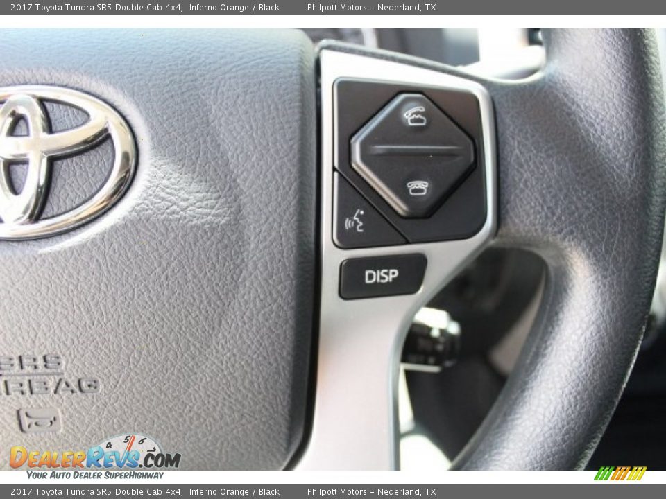2017 Toyota Tundra SR5 Double Cab 4x4 Inferno Orange / Black Photo #21