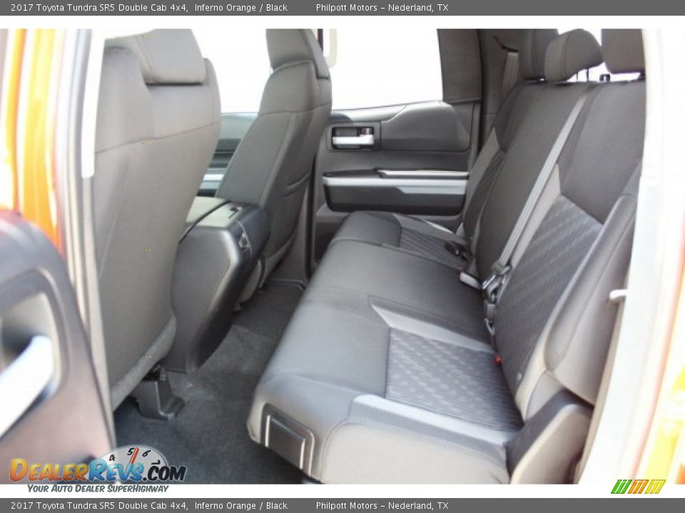 2017 Toyota Tundra SR5 Double Cab 4x4 Inferno Orange / Black Photo #25