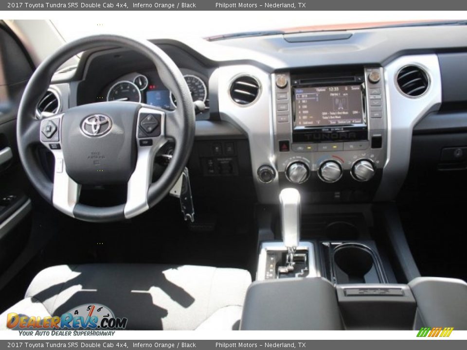 2017 Toyota Tundra SR5 Double Cab 4x4 Inferno Orange / Black Photo #26