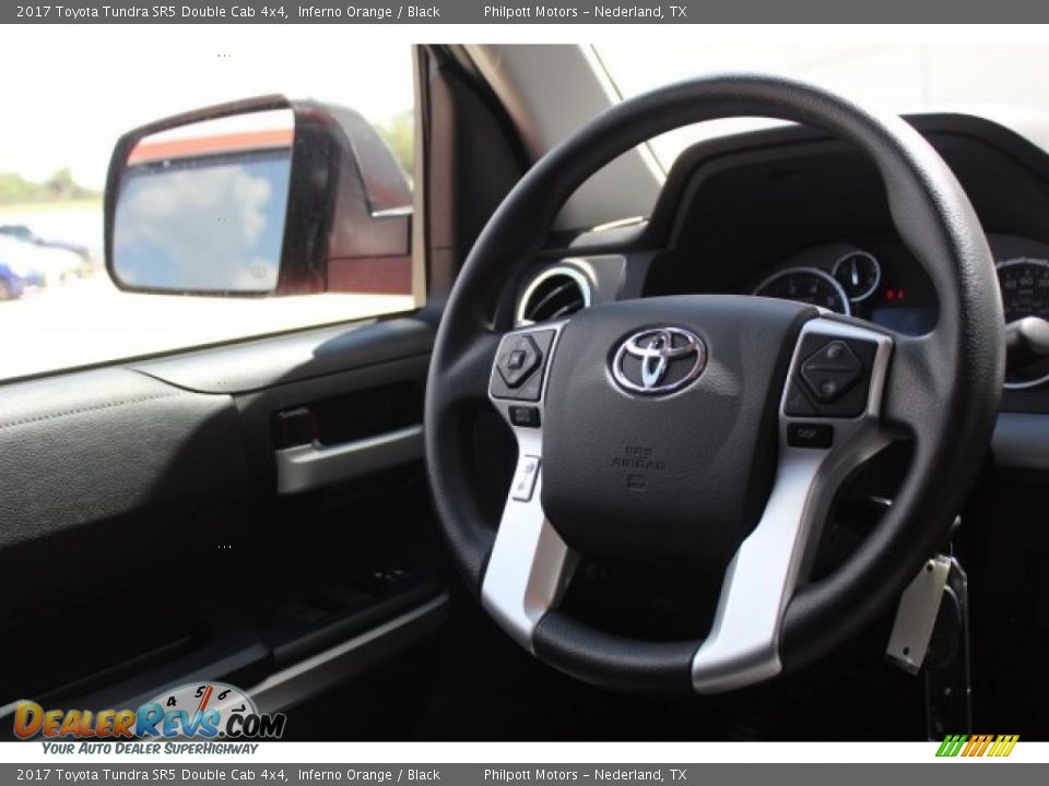2017 Toyota Tundra SR5 Double Cab 4x4 Inferno Orange / Black Photo #27