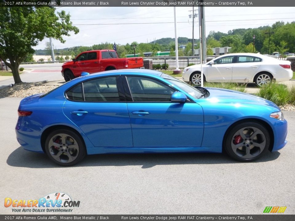 Misano Blue Metallic 2017 Alfa Romeo Giulia AWD Photo #7