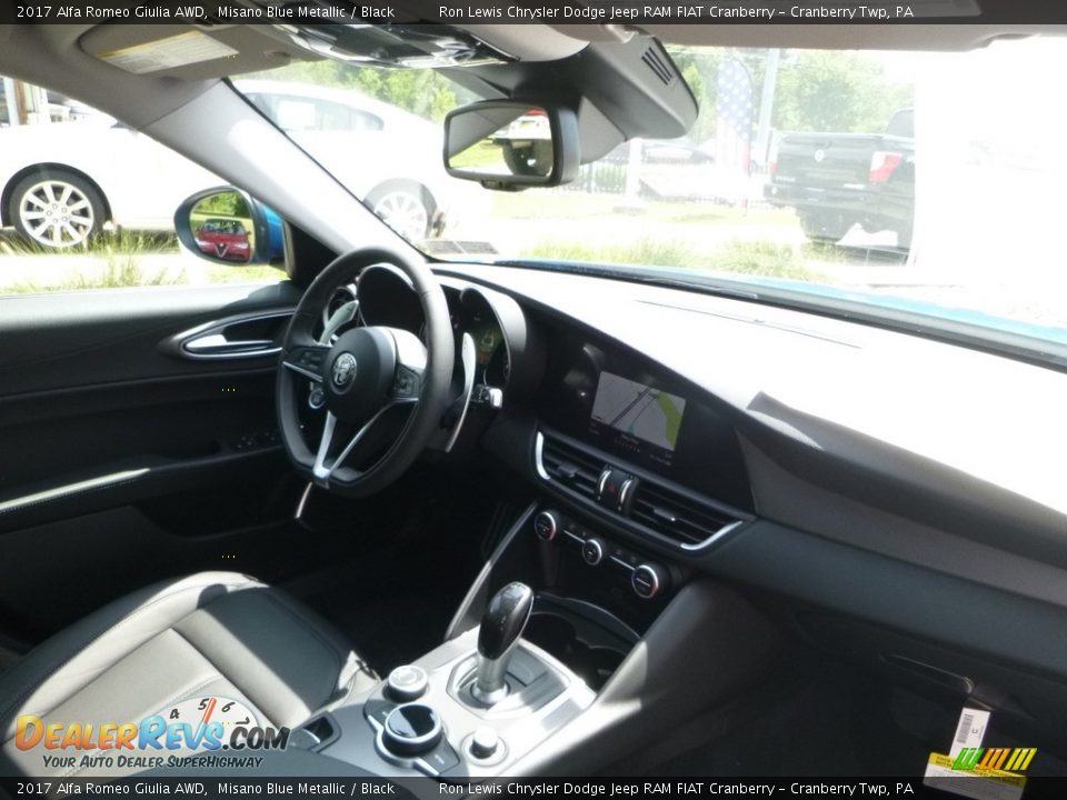 2017 Alfa Romeo Giulia AWD Misano Blue Metallic / Black Photo #16