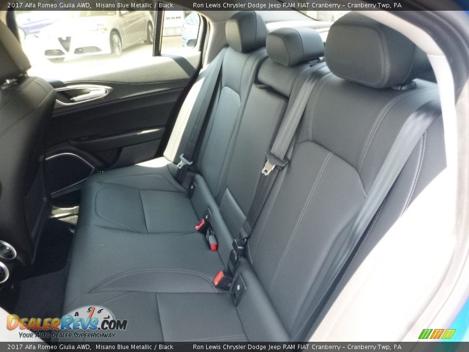 Rear Seat of 2017 Alfa Romeo Giulia AWD Photo #17