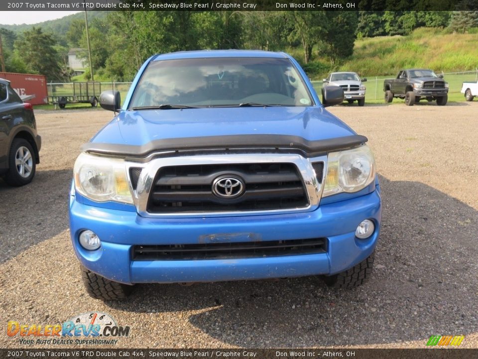 2007 Toyota Tacoma V6 TRD Double Cab 4x4 Speedway Blue Pearl / Graphite Gray Photo #2