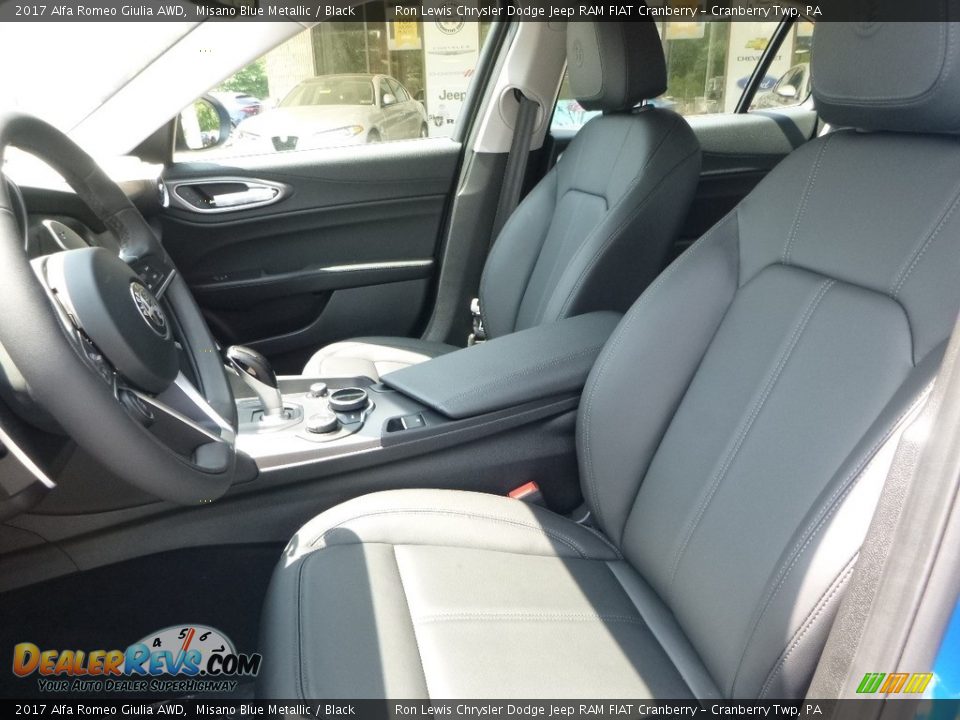 Front Seat of 2017 Alfa Romeo Giulia AWD Photo #22