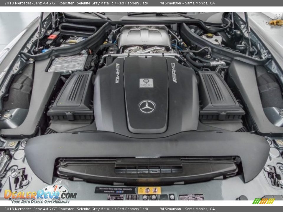 2018 Mercedes-Benz AMG GT Roadster 4.0 Liter AMG Twin-Turbocharged DOHC 32-Valve VVT V8 Engine Photo #8