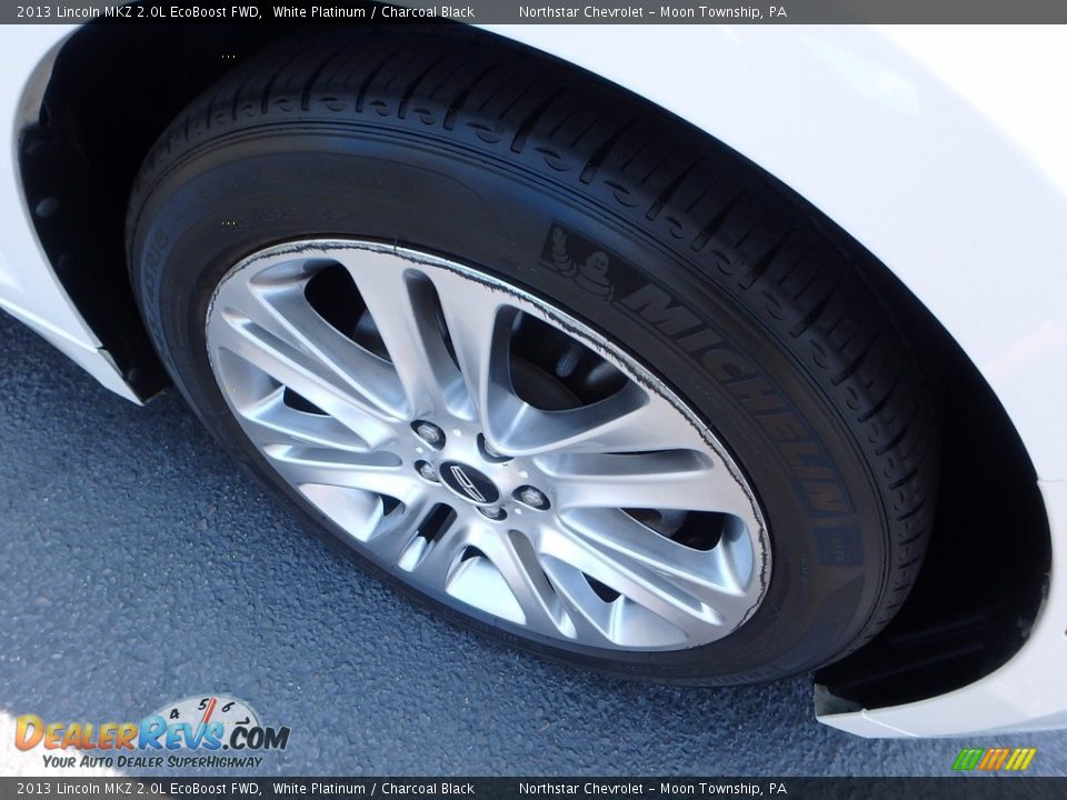 2013 Lincoln MKZ 2.0L EcoBoost FWD White Platinum / Charcoal Black Photo #13