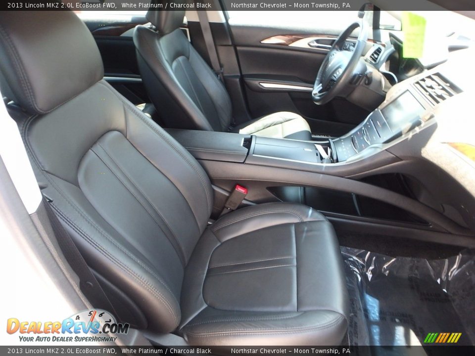 2013 Lincoln MKZ 2.0L EcoBoost FWD White Platinum / Charcoal Black Photo #14