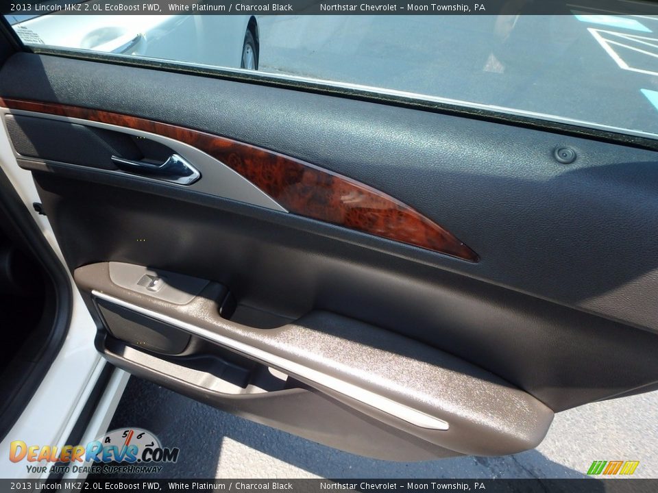 2013 Lincoln MKZ 2.0L EcoBoost FWD White Platinum / Charcoal Black Photo #19