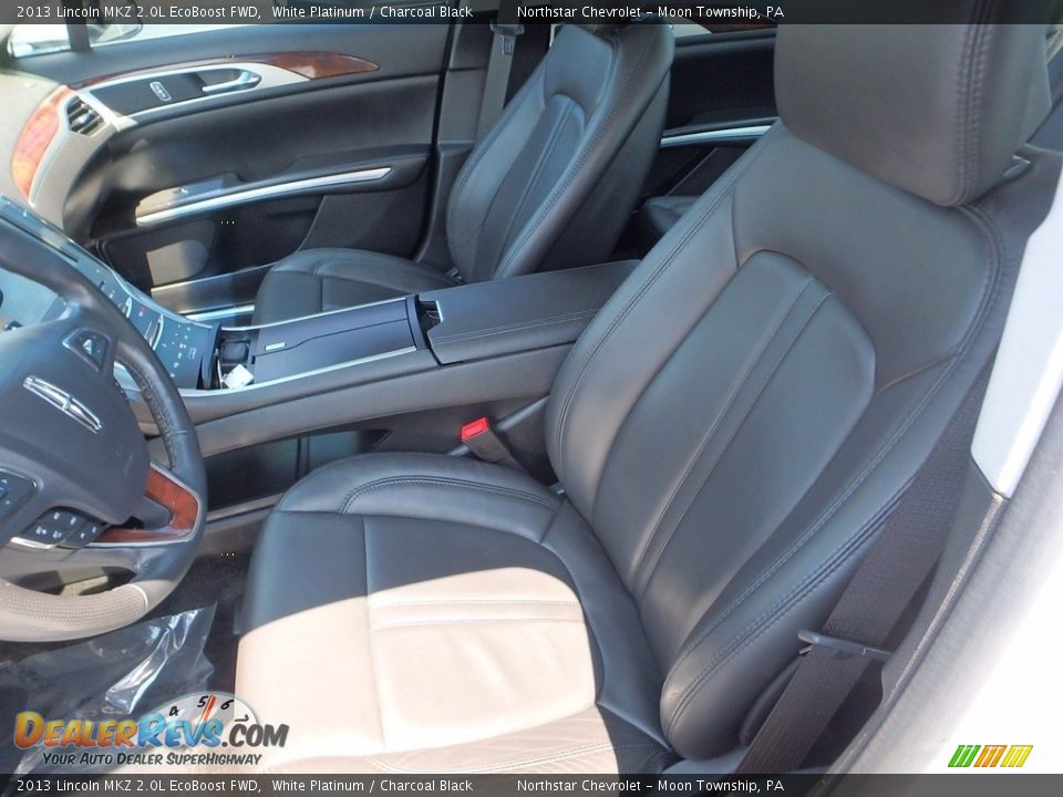 2013 Lincoln MKZ 2.0L EcoBoost FWD White Platinum / Charcoal Black Photo #20