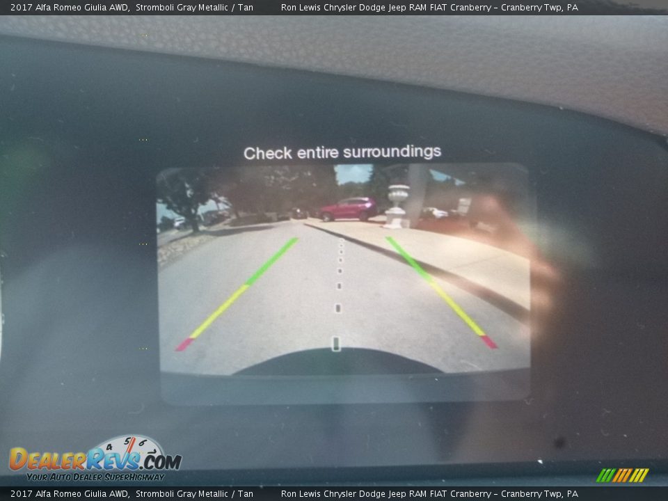 2017 Alfa Romeo Giulia AWD Stromboli Gray Metallic / Tan Photo #26
