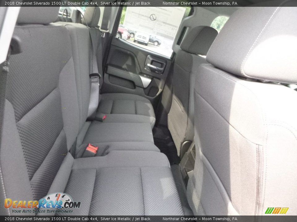 Rear Seat of 2018 Chevrolet Silverado 1500 LT Double Cab 4x4 Photo #13