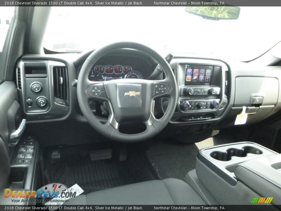 Dashboard of 2018 Chevrolet Silverado 1500 LT Double Cab 4x4 Photo #14