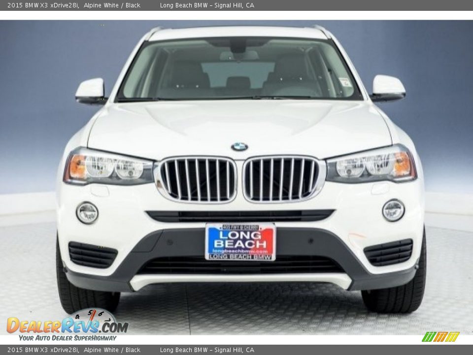 2015 BMW X3 xDrive28i Alpine White / Black Photo #2