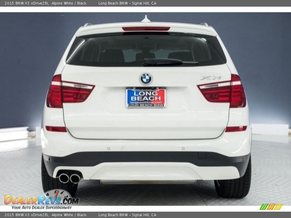 2015 BMW X3 xDrive28i Alpine White / Black Photo #3