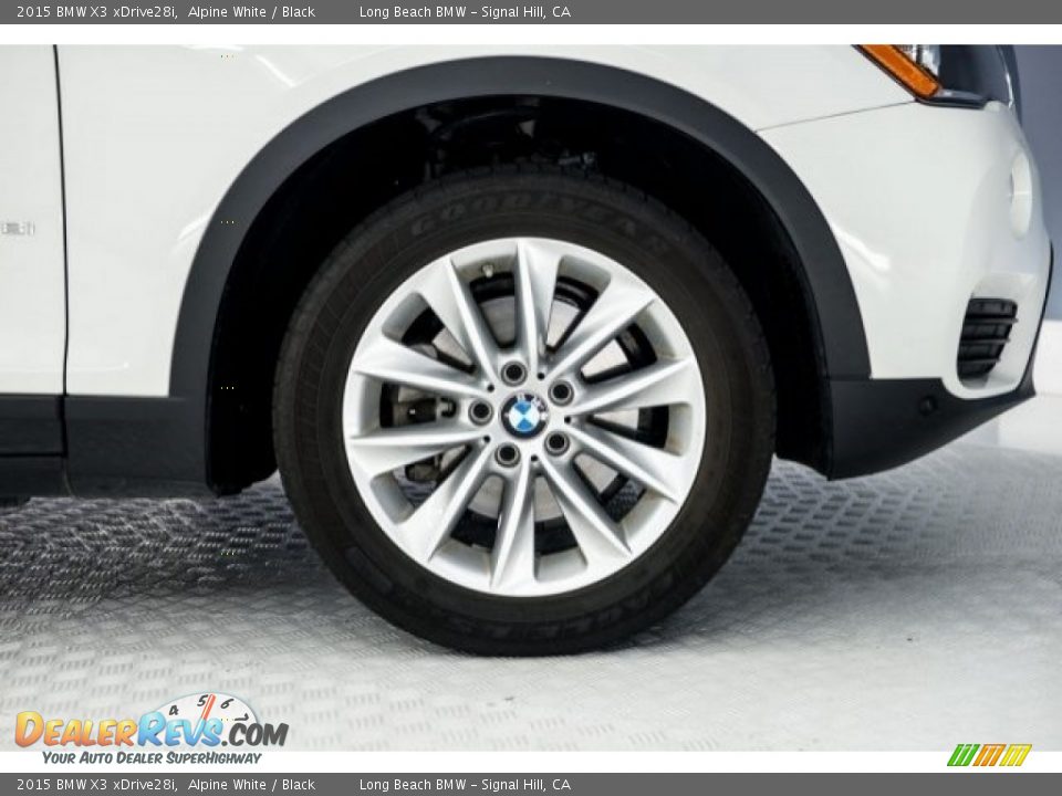 2015 BMW X3 xDrive28i Alpine White / Black Photo #8