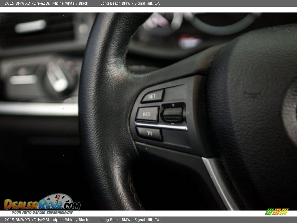 2015 BMW X3 xDrive28i Alpine White / Black Photo #13
