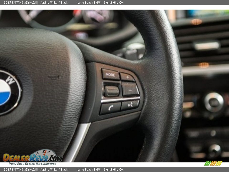 2015 BMW X3 xDrive28i Alpine White / Black Photo #14