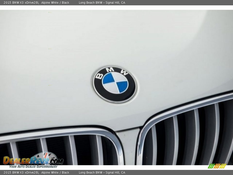 2015 BMW X3 xDrive28i Alpine White / Black Photo #23