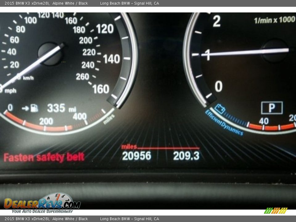 2015 BMW X3 xDrive28i Alpine White / Black Photo #26