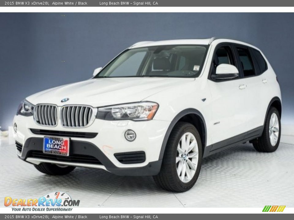 2015 BMW X3 xDrive28i Alpine White / Black Photo #28