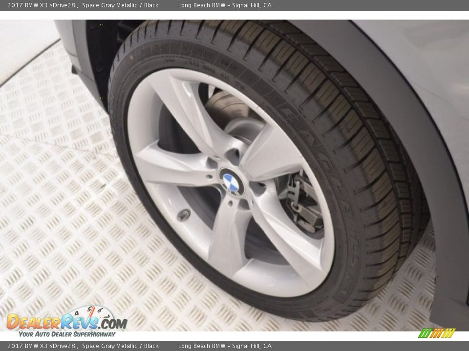 2017 BMW X3 sDrive28i Space Gray Metallic / Black Photo #6