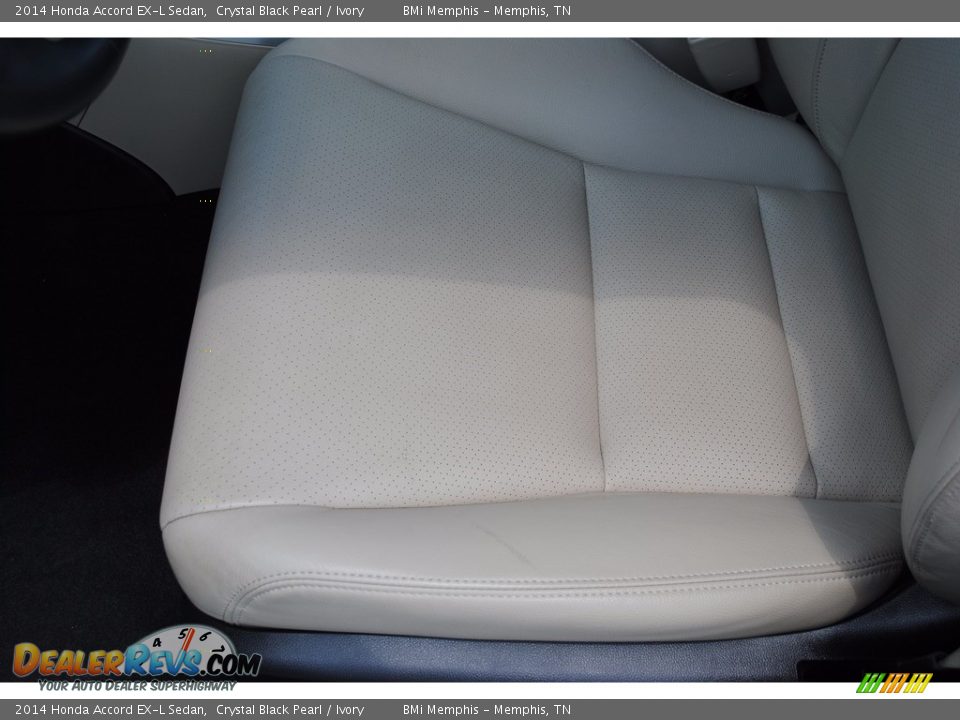 2014 Honda Accord EX-L Sedan Crystal Black Pearl / Ivory Photo #12