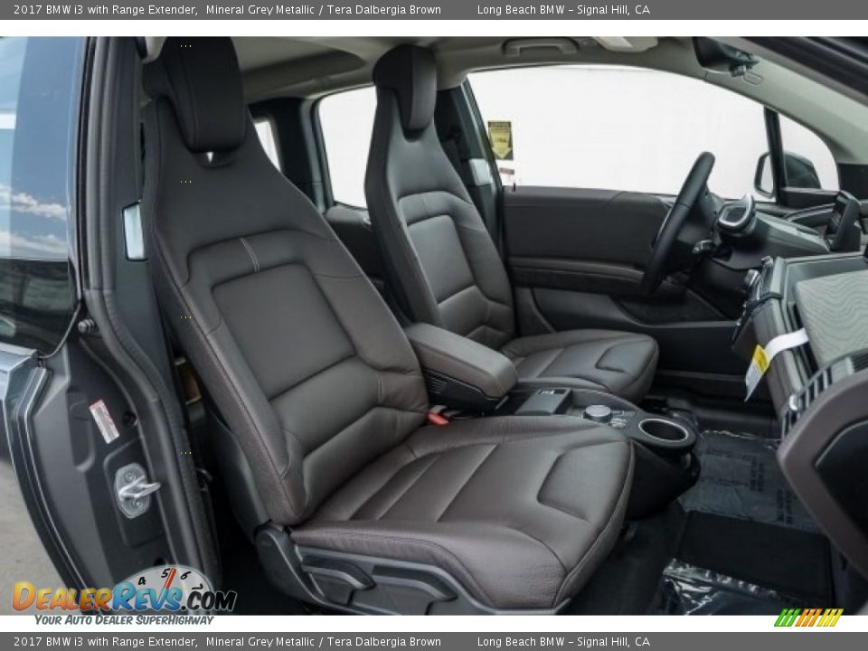2017 BMW i3 with Range Extender Mineral Grey Metallic / Tera Dalbergia Brown Photo #2