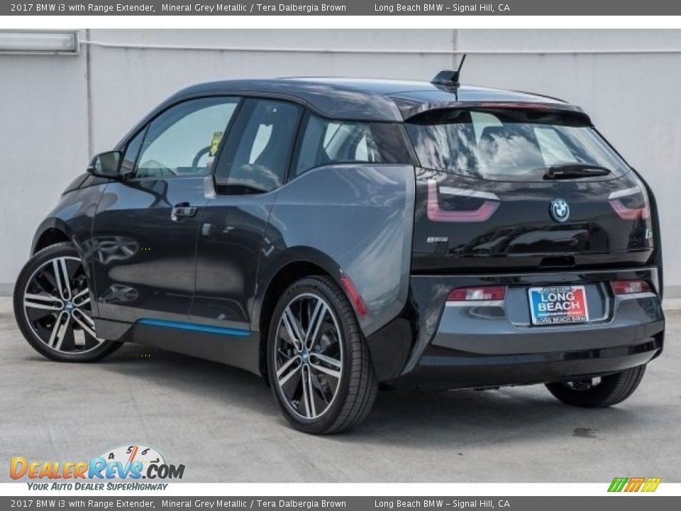 2017 BMW i3 with Range Extender Mineral Grey Metallic / Tera Dalbergia Brown Photo #3