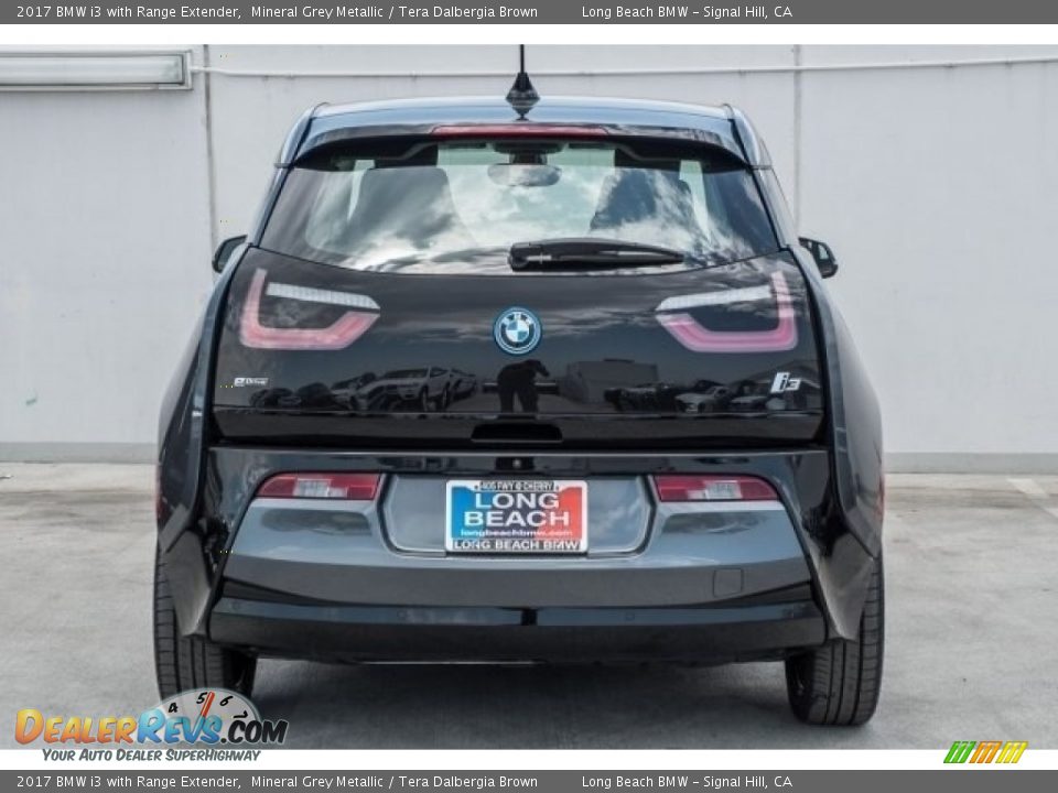 2017 BMW i3 with Range Extender Mineral Grey Metallic / Tera Dalbergia Brown Photo #4