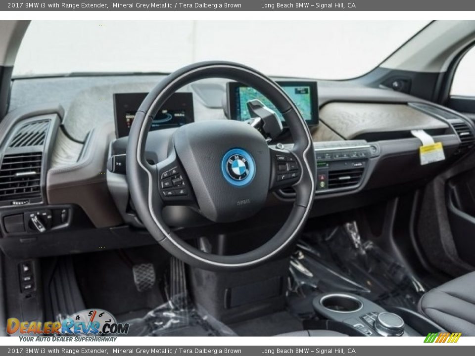 2017 BMW i3 with Range Extender Mineral Grey Metallic / Tera Dalbergia Brown Photo #5