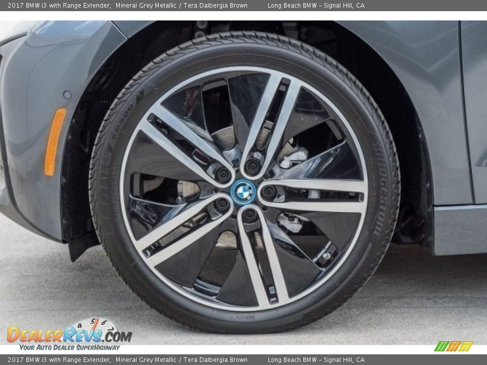 2017 BMW i3 with Range Extender Mineral Grey Metallic / Tera Dalbergia Brown Photo #9