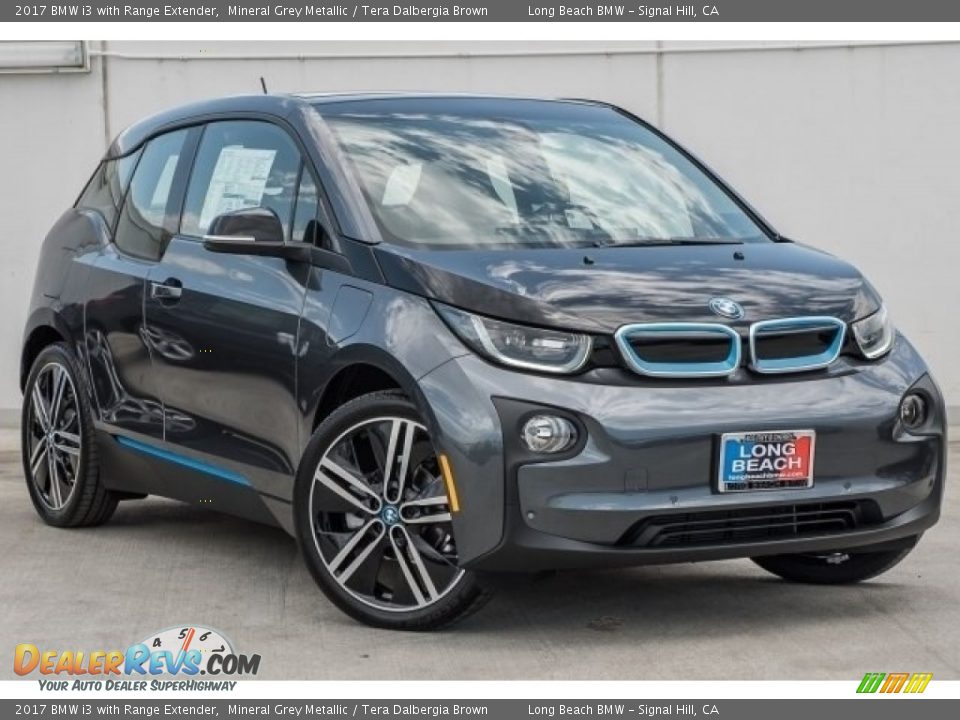 2017 BMW i3 with Range Extender Mineral Grey Metallic / Tera Dalbergia Brown Photo #12